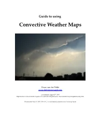 Guide to Using Convective Weather Maps