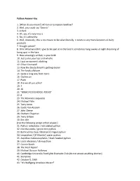 Python Answer Key 1