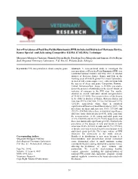 Sero-Prevalence of Pesti Des Petitis Ruminants (PPR) in Selected Districts of Hawassa Zuriya, Konso Special and Zala Using Competitive ELISA (C-ELISA) Technique