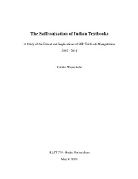 The Saffronization of Indian Textbooks