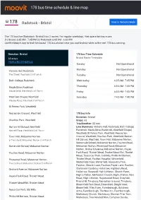 178 Bus Time Schedule & Line Route