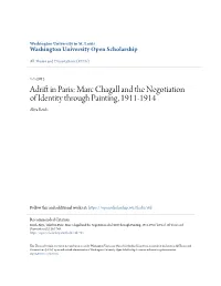Adrift in Paris: Marc Chagall and the Negotiation of Identity Through