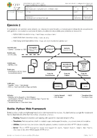 Ejercicio 2 Bottle: Python Web Framework