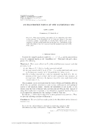 ON BIACCESSIBLE POINTS of the MANDELBROT SET 1. Introduction