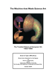 The Machine That Made Science Art