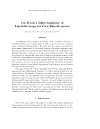 On Fréchet Differentiability of Lipschitz Maps