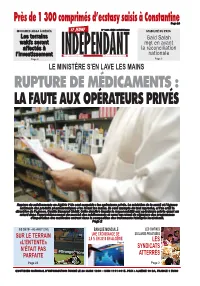 Près De 1 300 Comprimés D'ecstasy Saisis À Constantinepage 24