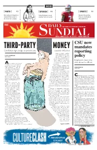 CSU Now Mandates Reporting Policy
