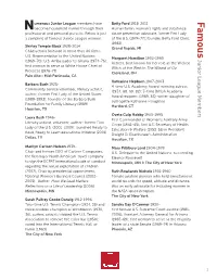 Download a List of Notable Members