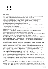 Downloaded from Brill.Com09/27/2021 04:33:56PM Via Free Access Early Canada and Jamaica