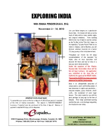 Exploring India