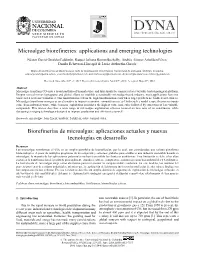 Microalgae Biorefineries: Applications and Emerging Technologies •