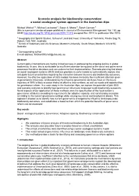A Social–Ecological System Approach in the Australian Alps
