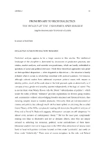 From Binary to Rich Dialectics: the Revolt of the Fishermen and Mauser