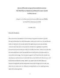1 Advanced Manufacturing and Sustainable Innovation: the Third