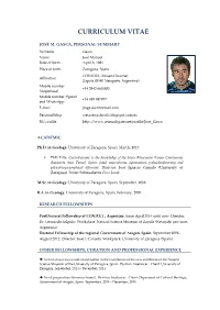 Curriculum Vitae