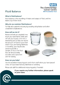 Fluid Balance