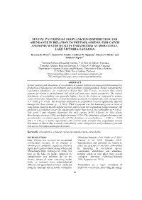 Spatial Patterns of Zooplankton Distribution and Abundance