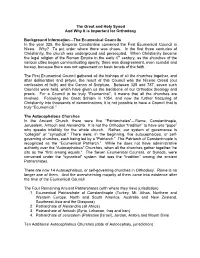 The Great and Holy Synod and Why It Is Important for Orthodoxy