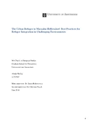 The Urban Refugee in Marzahn-Hellersdorf: Best Practices for Refugee Integration in Challenging Environments