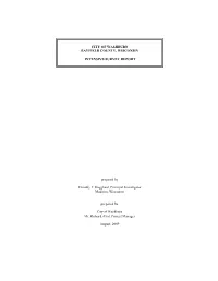 Washburn Intensive Survey Report 2)