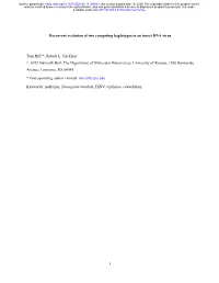1 Recurrent Evolution of Two Competing Haplotypes in An