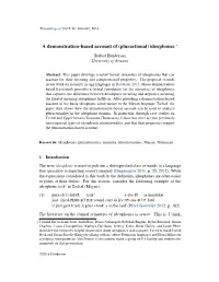 A Demonstration-Based Account of (Pluractional) Ideophones *