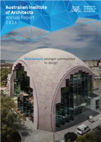 Australian Institute of Architects Annual Report 2016