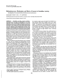 Bioluminescence: Mechanism and Mode of Control of Scintillon Activity (Dinoflagellates/Gonyaudax/Luciferin/Luciferase/Control Mechanisms) MARGARET FOGEL* and J
