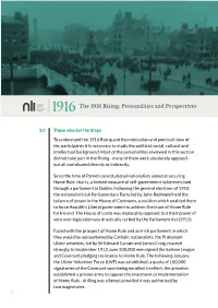 Those Who Set the Stage to Understand the 1916 Rising and The