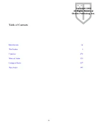 A New Metrical Psalter: Revised Common Lectionary Edition Attempts to Stay As Close to the Biblical Language As Possible While Avoiding Abnormal Word Order