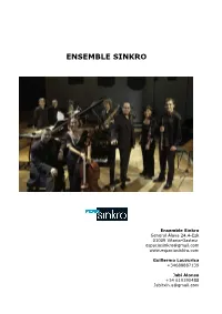 Ensemble Sinkro