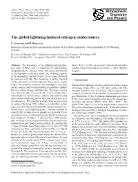 The Global Lightning-Induced Nitrogen Oxides Source