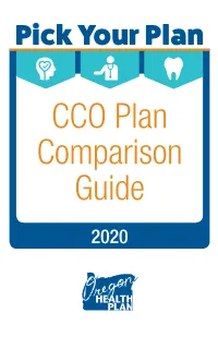 CCO Plan Comparison Guide