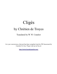 Cligès by Chrétien De Troyes