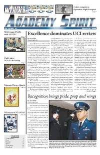 Excellence Dominates UCI Review Page 3 by Ann Patton OUTSTANDING Rating