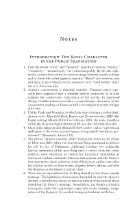 Introduction: the Royal Character in the Public Imagination 1