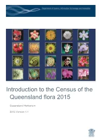 Introduction to the Census of the Queensland Flora 2015