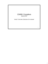 CS406: Compilers Spring 2020