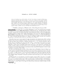 STUDY GUIDE 1. Pointwise Convergence of Fourier Series