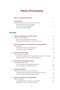 Table of Contents