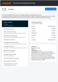 15 Bus Time Schedule & Line Route