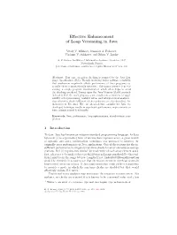 Effective Enhancement of Loop Versioning in Java