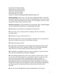 Konstantin Pavolotsky Interviewer: Whitney Stalnaker Date of Interview: July 2, 2015 Location of Interview: 6028 Mayfield Rd #8, Mayfield Heights, OH