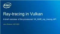 Ray-Tracing in Vulkan.Pdf