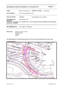 Development Control Committee B – 30 January 2019 ITEM NO
