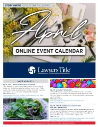 Event Calendar