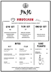 Jinjo Full Menu 29062021