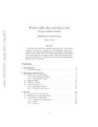 Window Shifts, Flop Equivalences and Grassmannian Twists