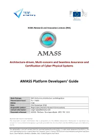 AMASS Platform Developers' Guide